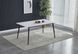 Стіл SABA CERAMIC Intarsio 130x70 Білий Глянець Кераміка Чорний Мат