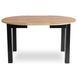 Комплект стіл MEBEL ELITE HARRY 102(142)х102 см дуб Craft/чорний, і 4 Стільці ROBIN 2 Чорні
