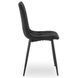 Комплект стіл MEBEL ELITE HARRY 102(142)х102 см дуб Craft/чорний, і 4 Стільці ROBIN 2 Чорні