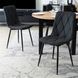 Комплект стіл MEBEL ELITE HARRY 102(142)х102 см дуб Craft/чорний, і 4 Стільці ROBIN 2 Чорні