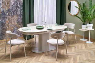 Стол раскладной FALONE Halmar 180(220)x90 Травертин/кашемир фотография