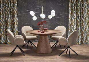 Стол Обеденный HENDERSON Halmar 136х136 Орех фотография