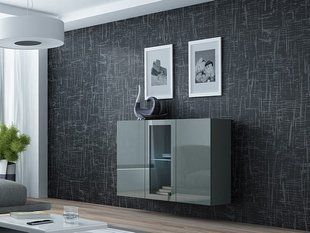 Комод VIGO Cama 120 Сірий Мат / Сірий Глянець фотографія
