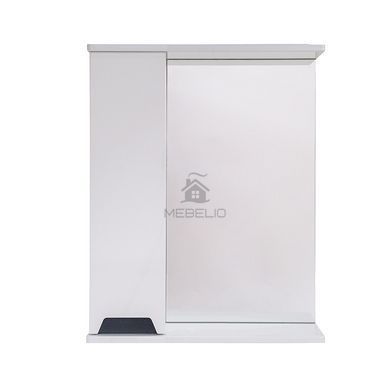 Зеркало с шкафчиком Poli 60 Vivia L белое левое