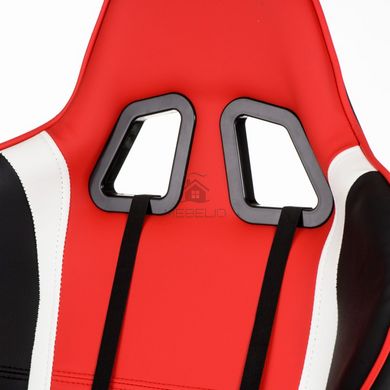 Компьютерное кресло EXTREMERACE BLACK/RED/WHITE WITH FOOTREST  Special4You Черно-красный фотография