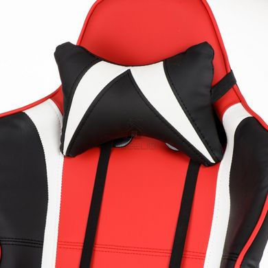 Компьютерное кресло EXTREMERACE BLACK/RED/WHITE WITH FOOTREST  Special4You Черно-красный фотография