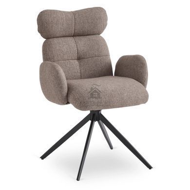 Стілець поворотний MEBEL ELITE ALVARO Коричневий