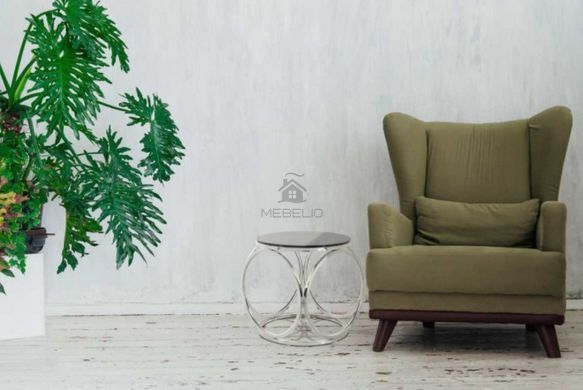 Журнальный стол Kurt Arhome 50x50 Черный/Серебряный фотография