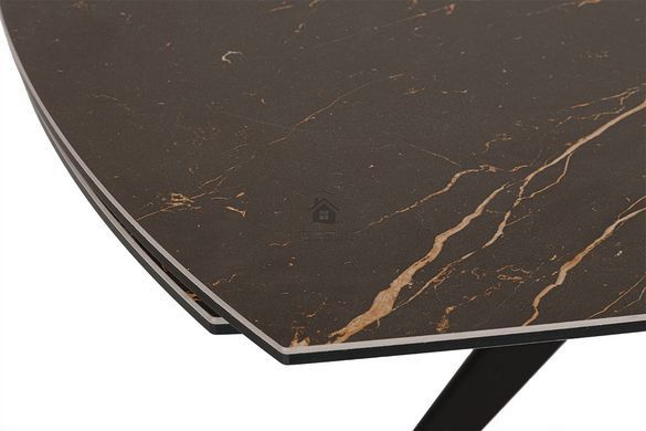 Стол раскладной COVENTRY Nicolas 130(200)x90 Керамика Черный фотография