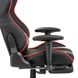 Офісне крісло EXTREMERACE BLACK/RED/WHITE WITH FOOTREST Special4You Чорно-червоний