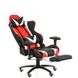 Офісне крісло EXTREMERACE BLACK/RED/WHITE WITH FOOTREST Special4You Чорно-червоний