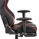 Офісне крісло EXTREMERACE BLACK/RED/WHITE WITH FOOTREST Special4You Чорно-червоний