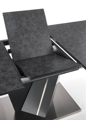 Стол раскладной SALVADOR Halmar 160/200x90 Темно-Серый