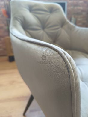 Кресло поворотное MANGO Velvet Signal Темний Беж фотография