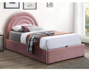 Кровать POLLY VELVET Signal 120x200 Античная Роза фотография