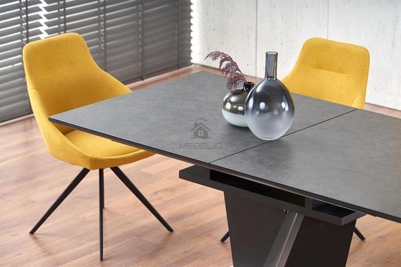 Стол раскладной SALVADOR Halmar 160/200x90 Темно-Серый