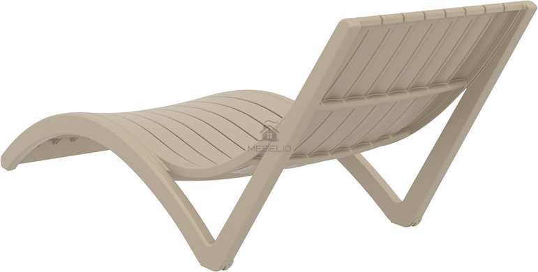 Комплект із 2 шезлонгів Onto Siesta Slim + Стіл Siesta Ocean Side Table - Taupe