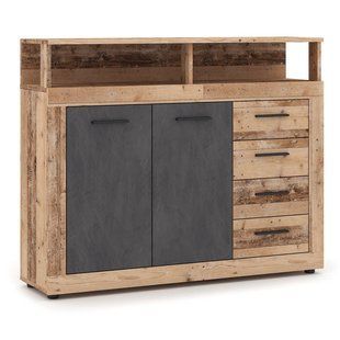 Комод MEBEL ELITE BLAGO MIDI A 120 необработанный дуб фотография