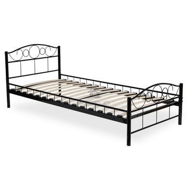 Кровать металлическая GRIFFIN MEBEL ELITE GRIFFIN 90x200 Черный фотография