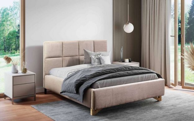 Ліжко (з основою під матрац) Perfect Home Софія / Sofia 160x200 з м'яким ізголів'ям двоспальне