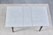 Стіл розкладний BERLIN CERAMIC Intarsio 111(140)x75 Сірий Глянець Кераміка Чорний