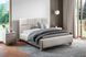 Ліжко (з основою під матрац) Perfect Home Софія / Sofia 160x200 з м'яким ізголів'ям двоспальне