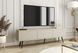 Тумба под телевизор Perfect Home Оро/Oro 3-дверная с черными ножками RTV175 MDF Бежевый фотография