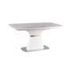 Стол Обеденный SATURN II CERAMIC Signal 160(210)X90 Белый Эффект Мрамора
