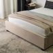 copy_Кровать двуспальная бархатная 160x200 MEBEL ELITE TINGA Velvet Беж