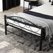 Кровать металлическая GRIFFIN MEBEL ELITE GRIFFIN 90x200 Черный