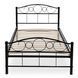 Кровать металлическая GRIFFIN MEBEL ELITE GRIFFIN 90x200 Черный