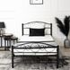 Кровать металлическая GRIFFIN MEBEL ELITE GRIFFIN 90x200 Черный